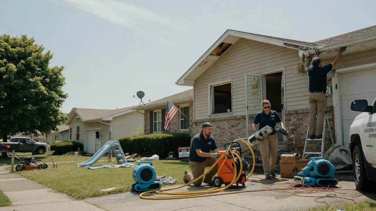 Water Damage Restoration in Hopedale, IL near me